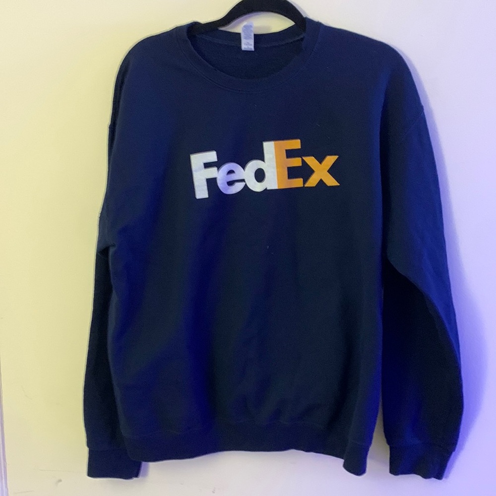 FedEx Sweatshirt Navy Blue used